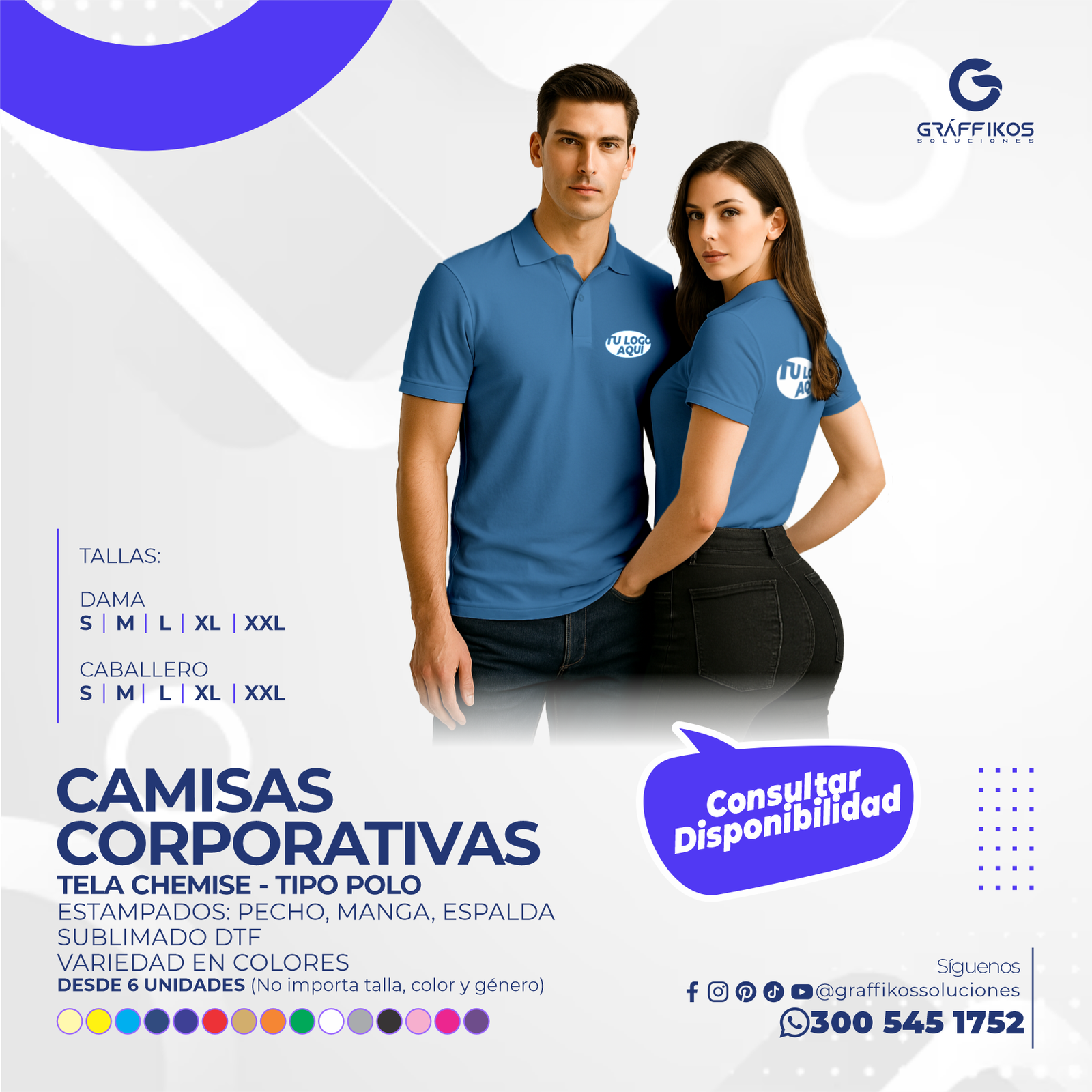 camisas corporativas tipo polo